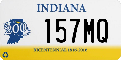 IN license plate 157MQ