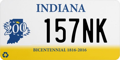 IN license plate 157NK