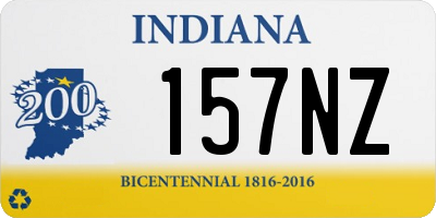 IN license plate 157NZ