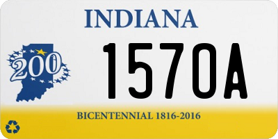 IN license plate 157OA