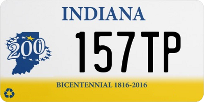 IN license plate 157TP