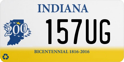 IN license plate 157UG