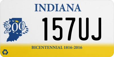 IN license plate 157UJ