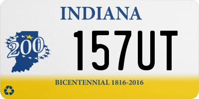 IN license plate 157UT