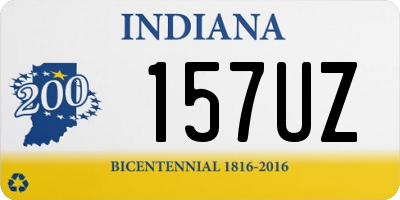 IN license plate 157UZ