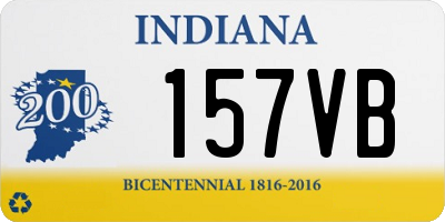 IN license plate 157VB