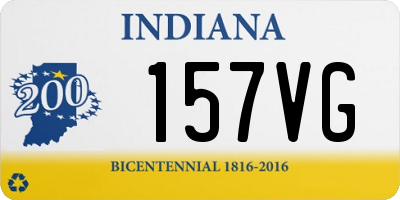 IN license plate 157VG
