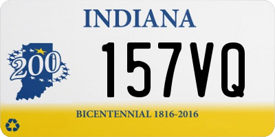 IN license plate 157VQ