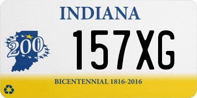 IN license plate 157XG