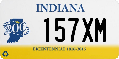 IN license plate 157XM