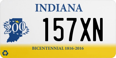 IN license plate 157XN