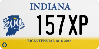 IN license plate 157XP