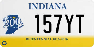 IN license plate 157YT