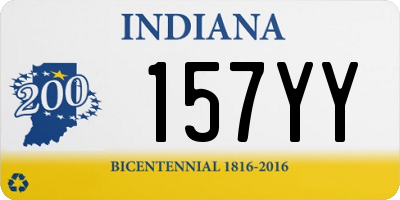 IN license plate 157YY