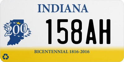 IN license plate 158AH