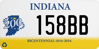 IN license plate 158BB