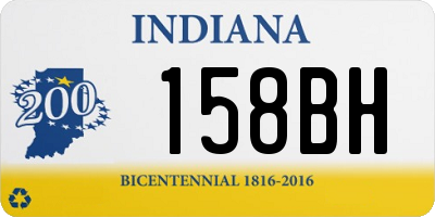 IN license plate 158BH