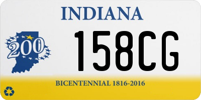 IN license plate 158CG