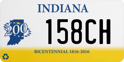 IN license plate 158CH