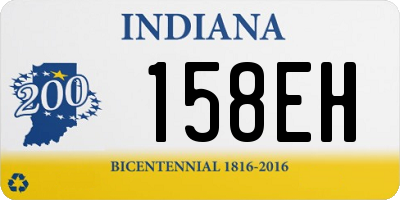 IN license plate 158EH