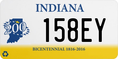 IN license plate 158EY