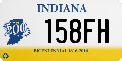 IN license plate 158FH