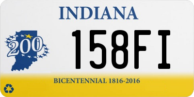 IN license plate 158FI