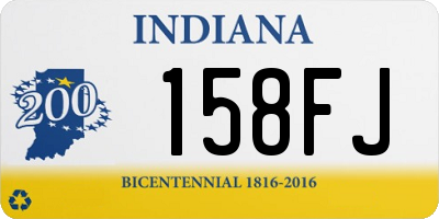 IN license plate 158FJ