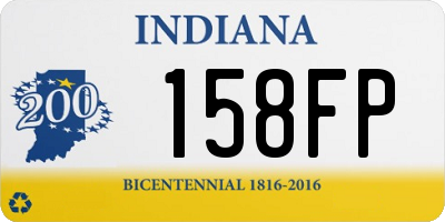 IN license plate 158FP