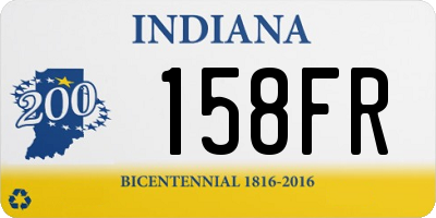 IN license plate 158FR