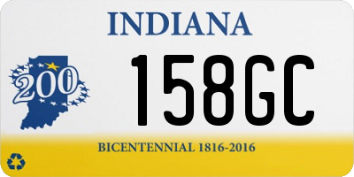 IN license plate 158GC