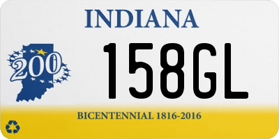 IN license plate 158GL