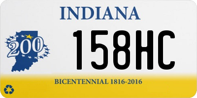 IN license plate 158HC