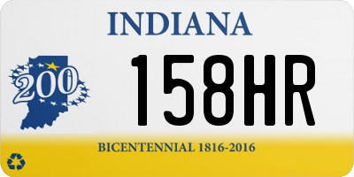 IN license plate 158HR