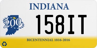 IN license plate 158IT