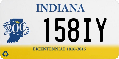 IN license plate 158IY