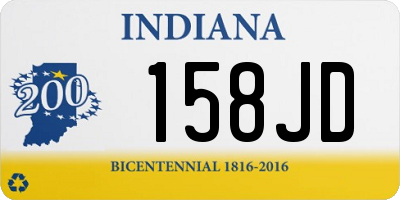 IN license plate 158JD