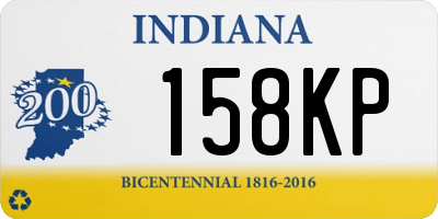 IN license plate 158KP