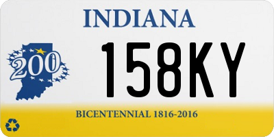 IN license plate 158KY