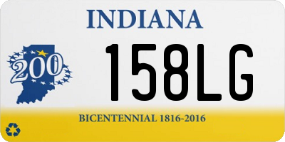 IN license plate 158LG