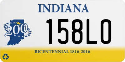IN license plate 158LO