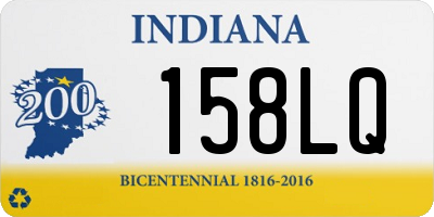 IN license plate 158LQ