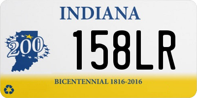 IN license plate 158LR