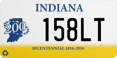 IN license plate 158LT