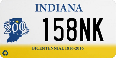 IN license plate 158NK