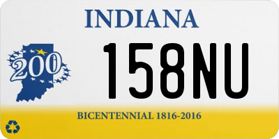 IN license plate 158NU