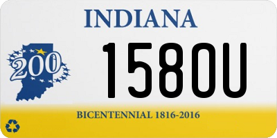 IN license plate 158OU