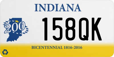 IN license plate 158QK