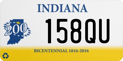 IN license plate 158QU