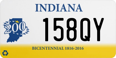 IN license plate 158QY